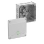 Spelsberg Abzweigkasten Abox 060-L Grau, geöffnet, für Elektroinstallationen.