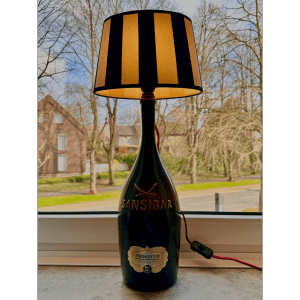 Orion Lightstyle Lampenfassung E27 DIY für Flaschenlampe Bordeaux mit Lampenschirm.