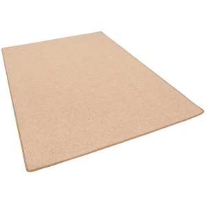 Snapstyle Natur Teppich Wolle Berber Karamell, 100x300cm. Kurzflorteppich aus Wolle in Karamell.