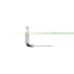 Gardena L-Stück 25 mm x 19 mm für Sprinkler-Systeme, zur Verbindung von Regnern am Rohrende.