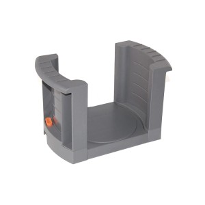 Emuca Lüftungssockel Frigo für Integrierte Kühlschränke für 16 mm Plattenstärkenstärke Kunststoff Schwarz