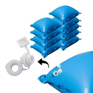 Evolution 9 Poolkissen Luftkissen Winter Abdeckung Polster Pool mit Ösen Set