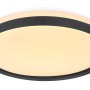 LED-Deckenleuchte Sonny, schwarz/weiß, Ø 39 cm, dimmbar mit Fernbedienung.