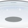 Weiße LED Deckenleuchte Lanciano-Z von Eglo, 38,1W, mit funkelndem Sternenhimmel-Effekt.