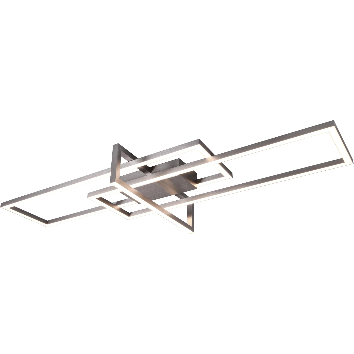 Trio LED Deckenleuchte Salinas Nickel matt 115 mm x 1000 mm x 400 mm günstig online kaufen