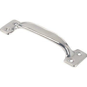 Glänzender Chrom Möbelgriff 742 aus Metall für Schränke und Schubladen.