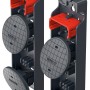 Hailo EasyClix Garden Wechselfuß-Set Größe L für sicheren Stand von Leitern auf weichem Untergrund.