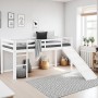 Homestyle4u Kinderbett 90x200 mit Lattenrost und Rutsche in Weiß 2254_2