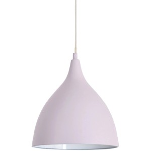 Lila Näve Pendelleuchte Pinhead aus Metall, Schirm Ø 22cm, für E27 Leuchtmittel.