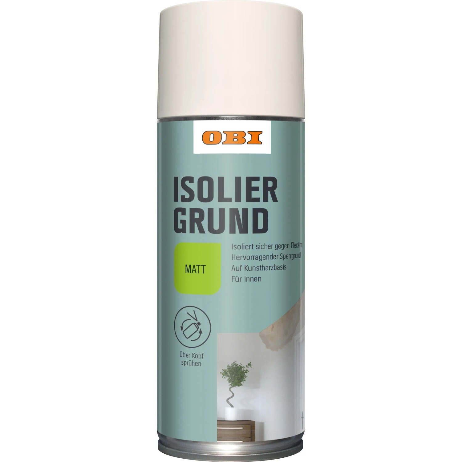 OBI Isolier-Grundierung Spray Weiß matt 400 ml