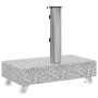 vidaXL Schirmständer Hellgrau 45x25x8,3 cm Granit 313666_8