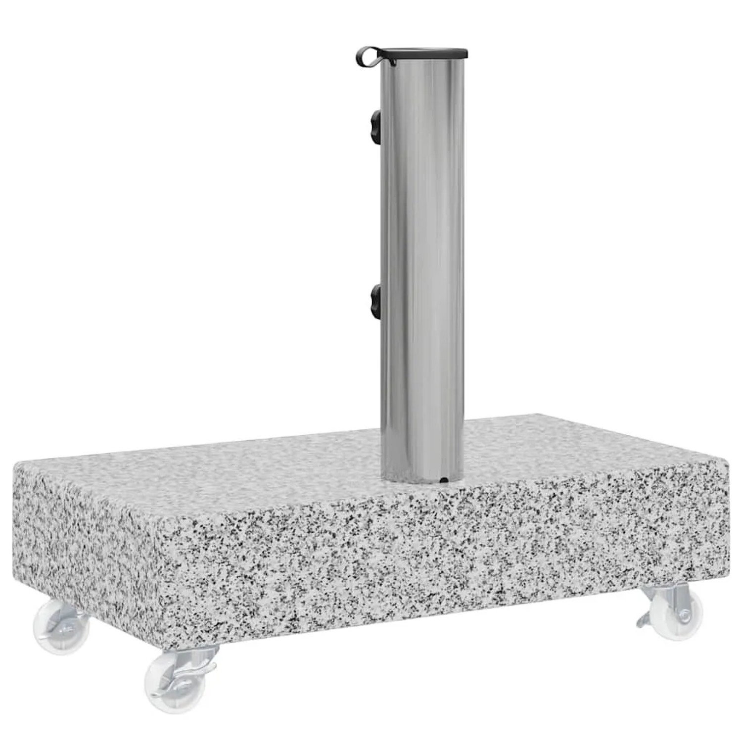 vidaXL Schirmständer Hellgrau 45x25x8,3 cm Granit 313666_8