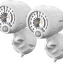 2er-Pack Mr. Beams LED-Außenstrahler MB360XT mit Bewegungsmelder, weiß.