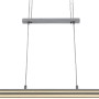Moderne LED-Pendelleuchte Straight, 103,5 cm, aus Aluminium, höhenverstellbar.