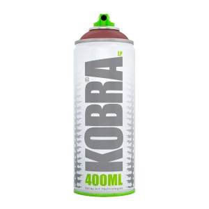 Kobra LP Buntlack Spray 400ml, rotbraun, matt. Sprühdose für DIY, Heimwerken und Kunstprojekte.