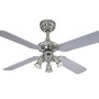 Westinghouse Deckenventilator Princess Euro, 105 cm, Zinn-Optik mit Beleuchtung.