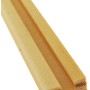 Nutleiste aus Kiefernholz, 12x12 mm, 900 mm lang. Holzleiste mit Nut.