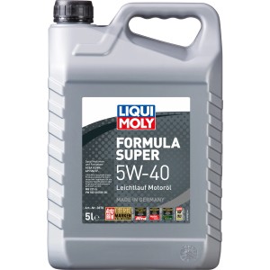 Liqui Moly Formula Super 5W-40, 5 Liter Kanister. Leichtlaufmotorenöl für Benzin- und Dieselmotoren.