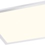Quadratische Paul Neuhaus LED-Deckenleuchte Flag, 45x45 cm, Chromrahmen.
