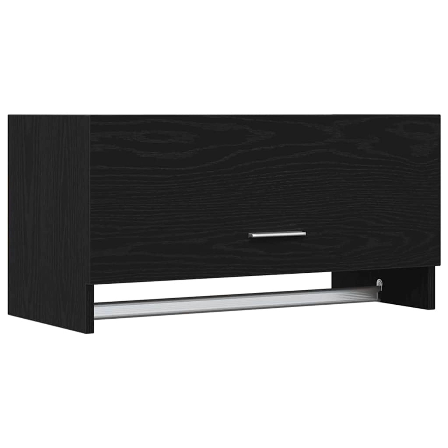 vidaXL Kleiderschrank Schwarz Eichen-Optik 70 x 32,5 x 35 cm 862658 günstig online kaufen