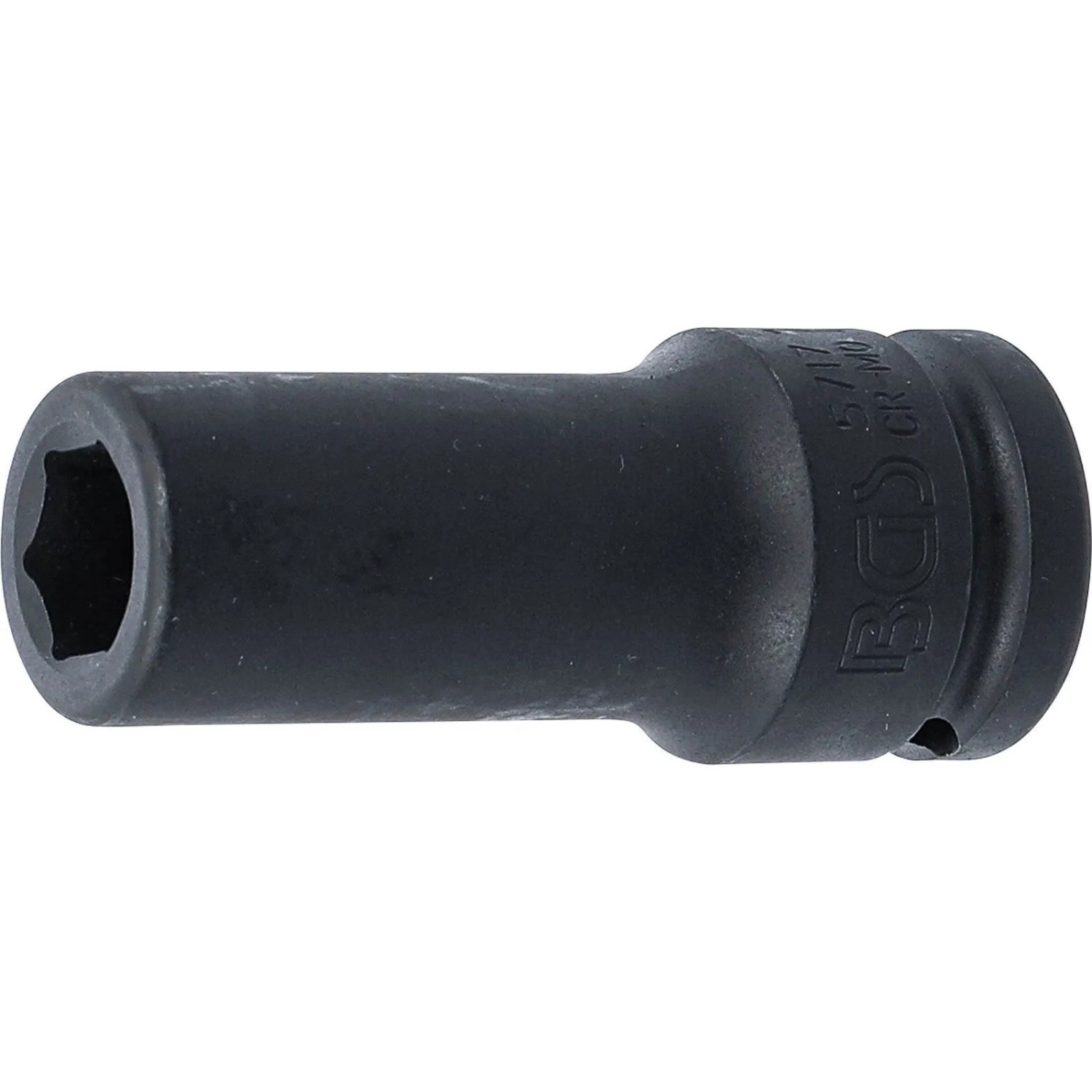 BGS Kraft Steckschlüssel Einsatz Sechskant Tief Antrieb Innenvierkant 20 Mm  3 4 Zoll  SW 17 Mm 5717
