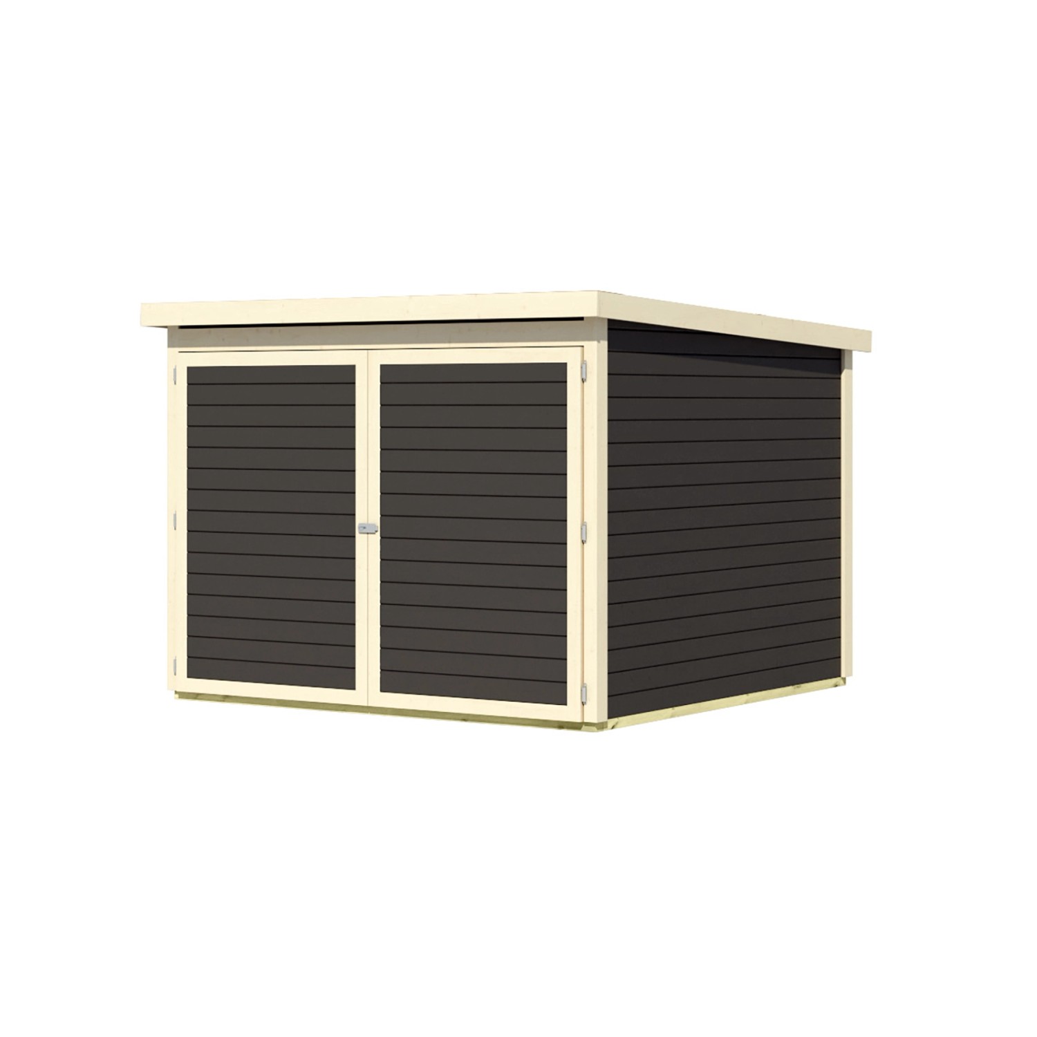 Karibu Fahrradgarage Terragrau 167 x 209 x 212 cm