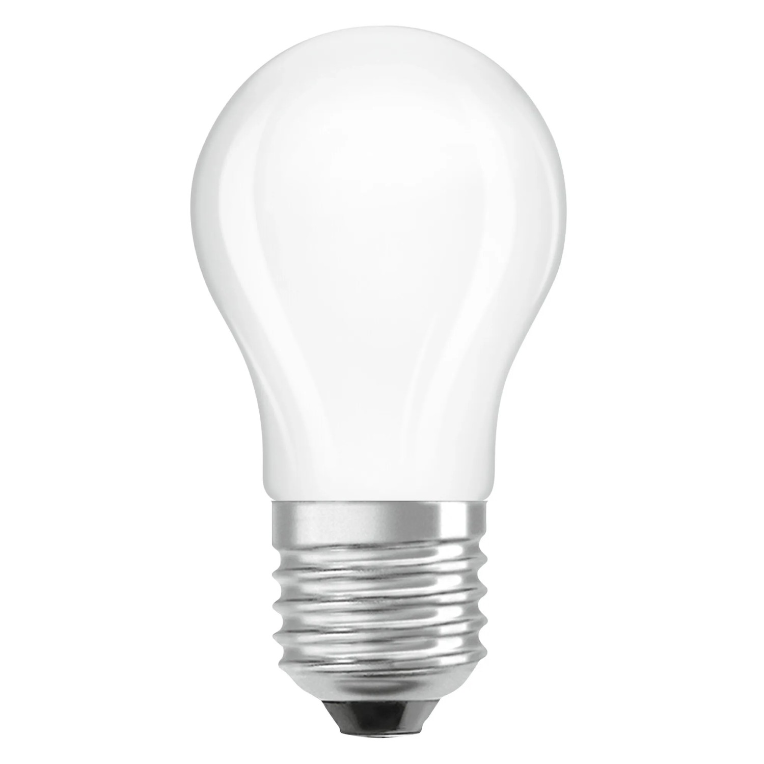 Osram LED-Leuchtmittel E27 Tropfenform, 3,4W, warmweiß, matt.