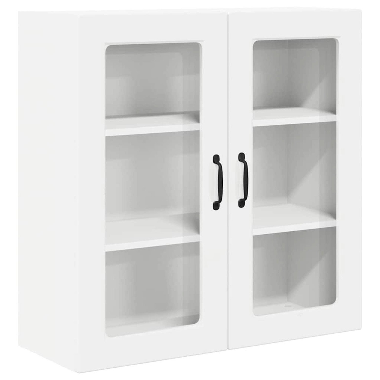 vidaXL Küchenwandschrank Hochglanz Weiß 80 x 31 x 80 cm Holzwerkstoff 88541 günstig online kaufen
