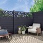 Solar LED Lichtleiste, 176cm, weiß, für WPC Zaun-System. Dekorative Beleuchtung für den Garten.