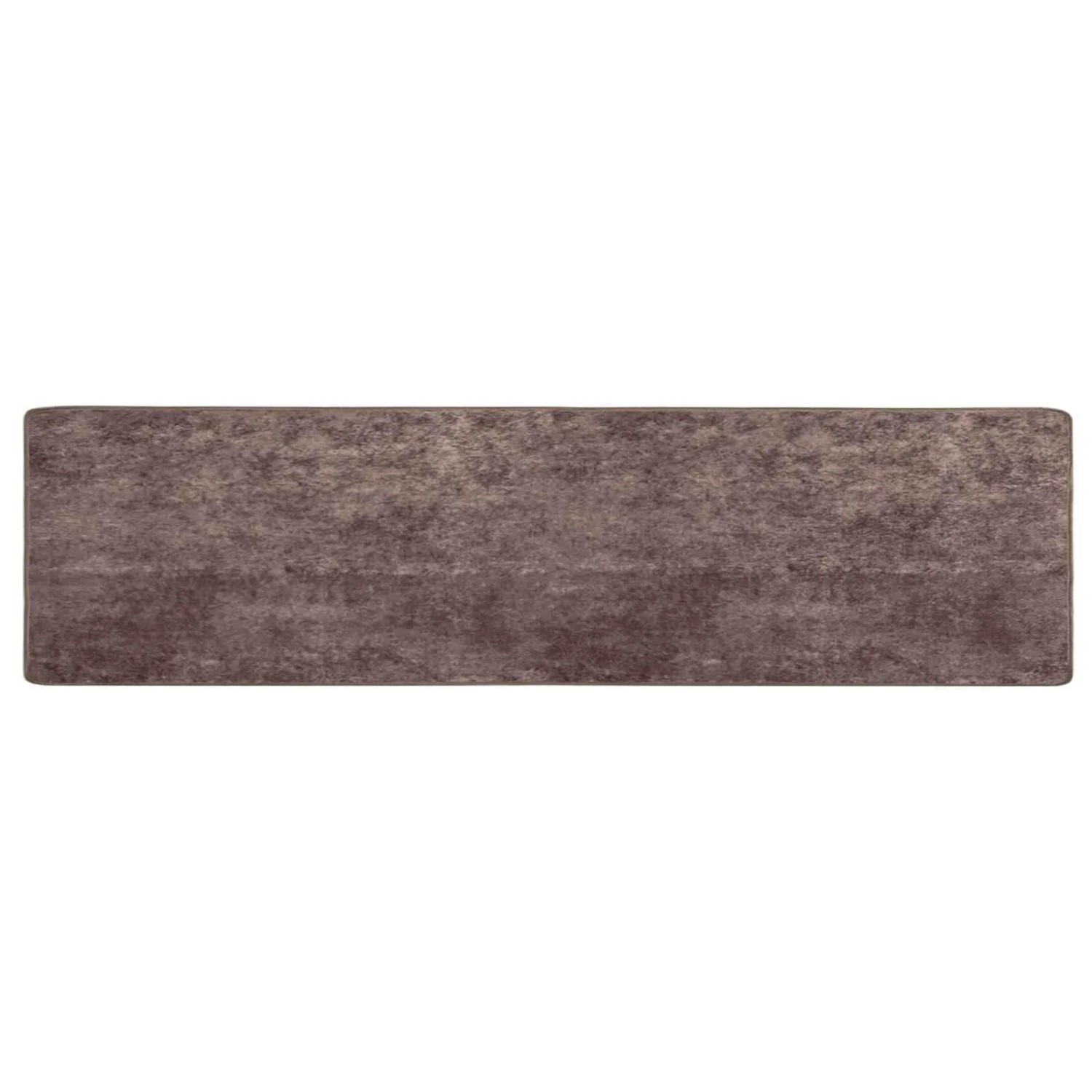 vidaXL Teppichläufer MARSA Grau 400 x 100 cm Polyester und PVC 42023203