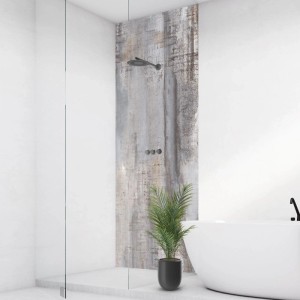 Walllux Duschrückwand Metall Loft Alu-Verbund 3 mm 125 x 210 cm
