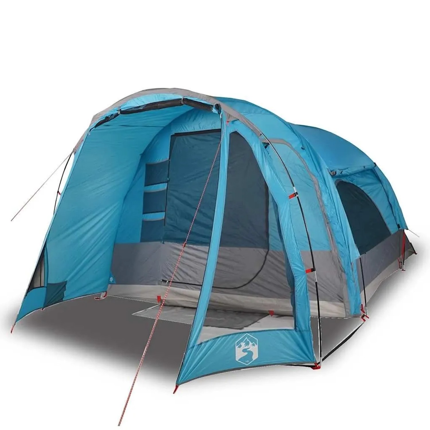 Furnicato Familienzelt Campingzelt Blau 500 X 305 X 200 205 Cm