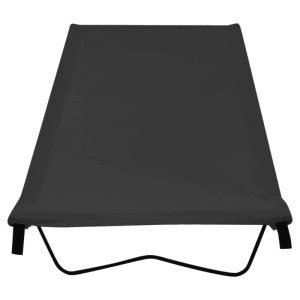 vidaXL Campingbetten 2 Stk 180x60x19 cm Oxford-Gewebe Stahl Schwarz 312484