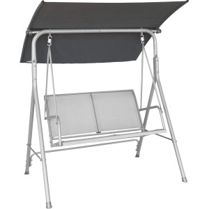 Ersatzdach für Hollywoodschaukel Apango, Polyester, Farbe Grau.