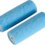2er-Pack LUX Blue Felt Farbwalzen, 12 cm, für Lackierarbeiten auf glatten Flächen.