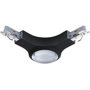 Paulmann Urail L-Verbinder, schwarz, mit LED-Licht für Schienensysteme.