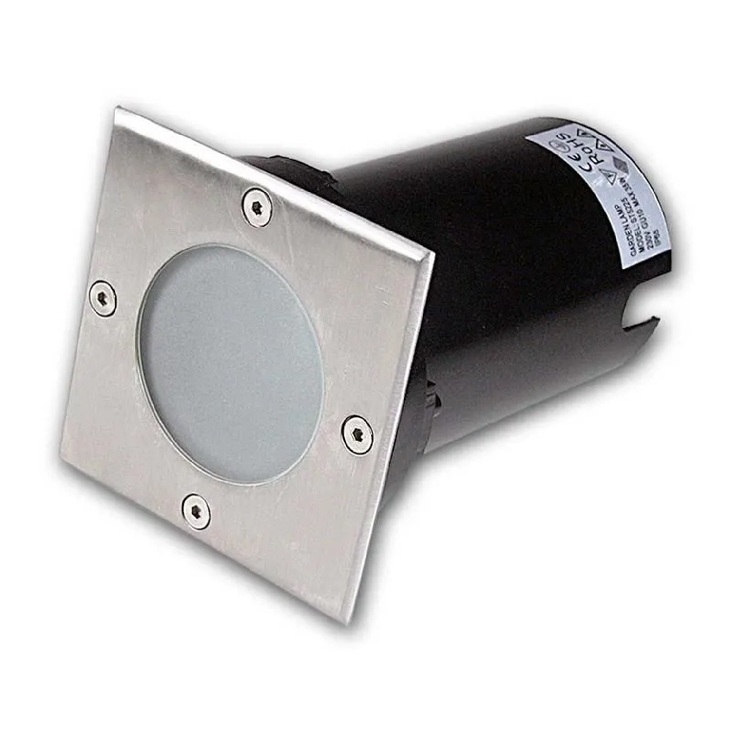 ChiliTec Bodenleuchte Eckig BEL Uni Q GU10-Fassung IP65