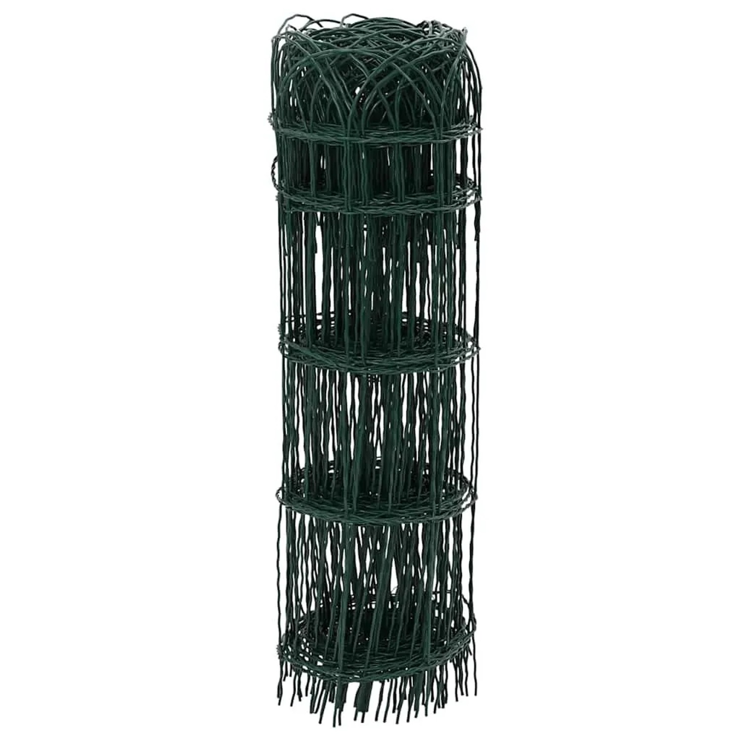 vidaXL Beetzaun Pulverbeschichtetes Eisen 10x0,65 m 141073