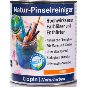 Dose biopin Natur Pinselreiniger: Farblöser und Pinselpflege für Maler- und Künstlerwerkzeuge.