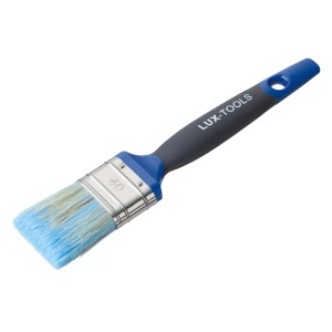 LUX Flachpinsel, 40 mm, mit Soft-Grip für Lackierarbeiten.