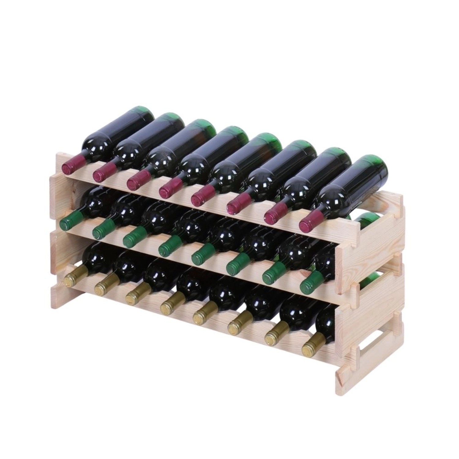 PROREGAL Weinregal VINOTECA FLEX PRO HxBxT 37x84x28cm 24 Flaschen Auf 3 Ebe günstig online kaufen