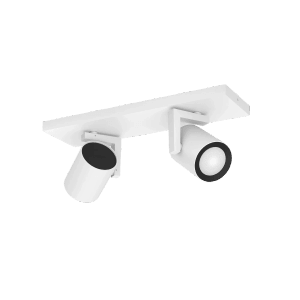 Philips Hue Smart-LED-Deckenleuchte Argenta White & Color Ambiance 2er Spot