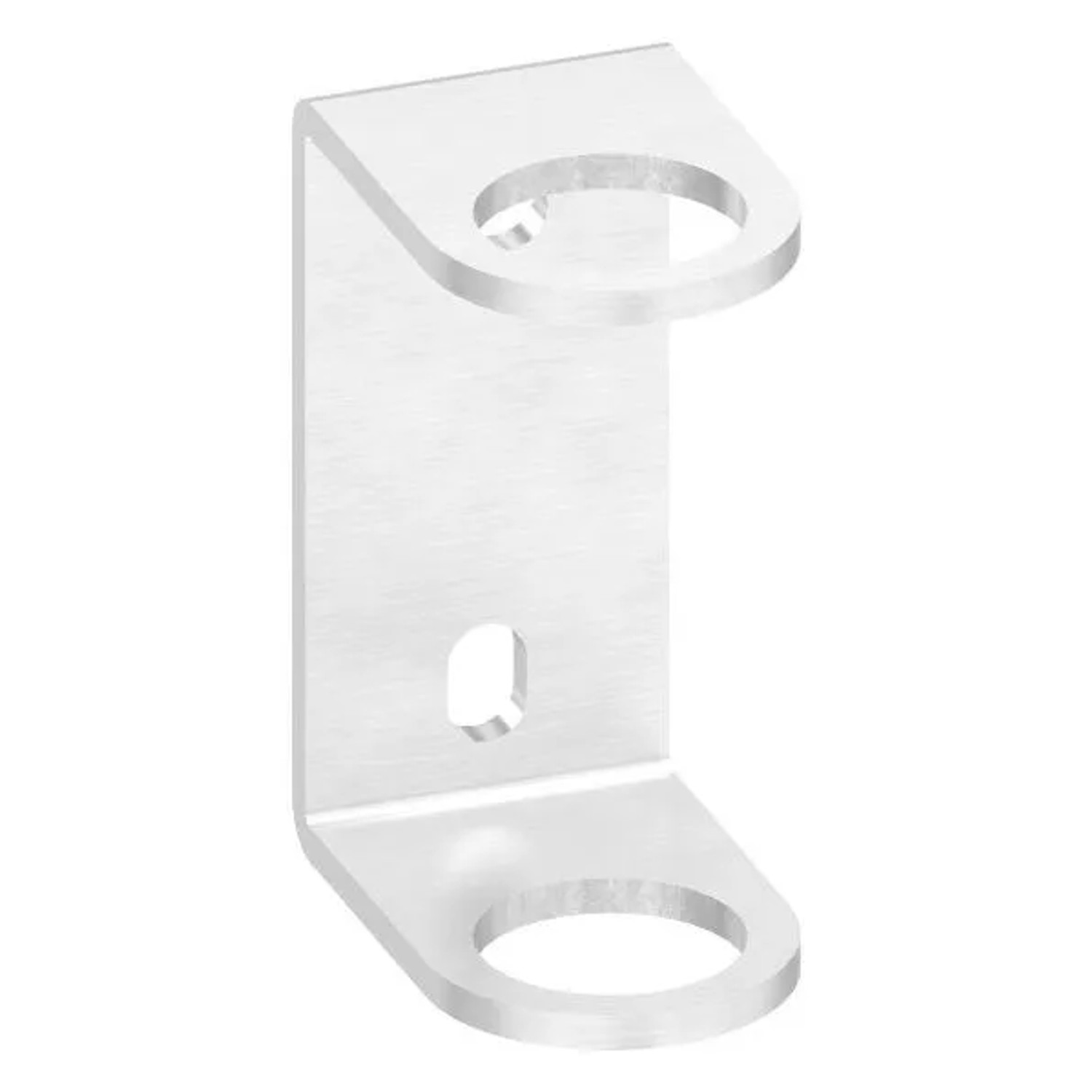 FeNau Wandbefestigung Edelstahl V2A Für Rohr Ø 42,4 mm Platte 130x60x6 mm Zum Anschweißen