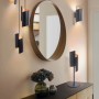 Ledvance Smart+ WiFi Tischlampe Decor Twist Schwarz, verschiedene Leuchten im Raum.