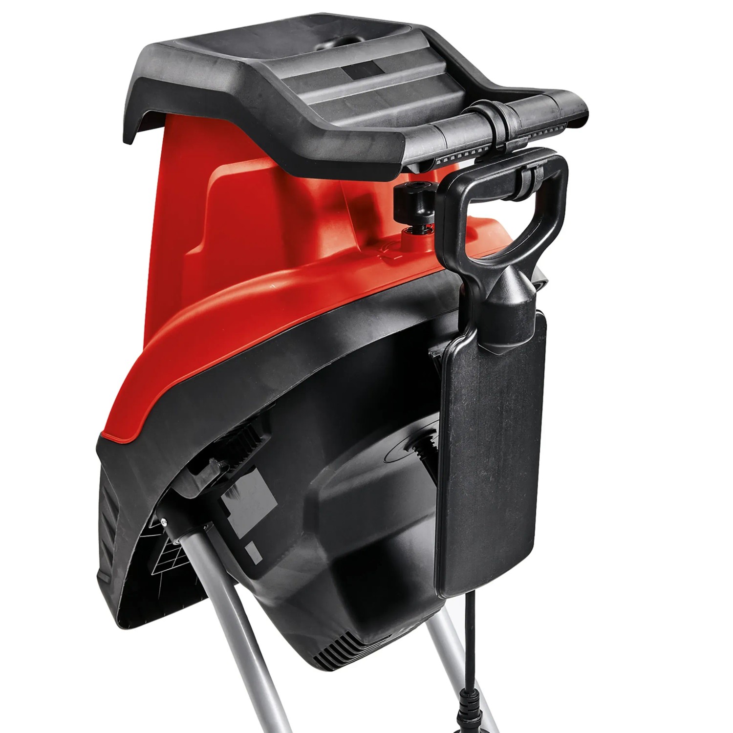 Einhell Elektro-Messerhäcksler GC-KS 2540, 2000 W, rot/schwarz. Gartenhäcksler für Äste und Grünschnitt.