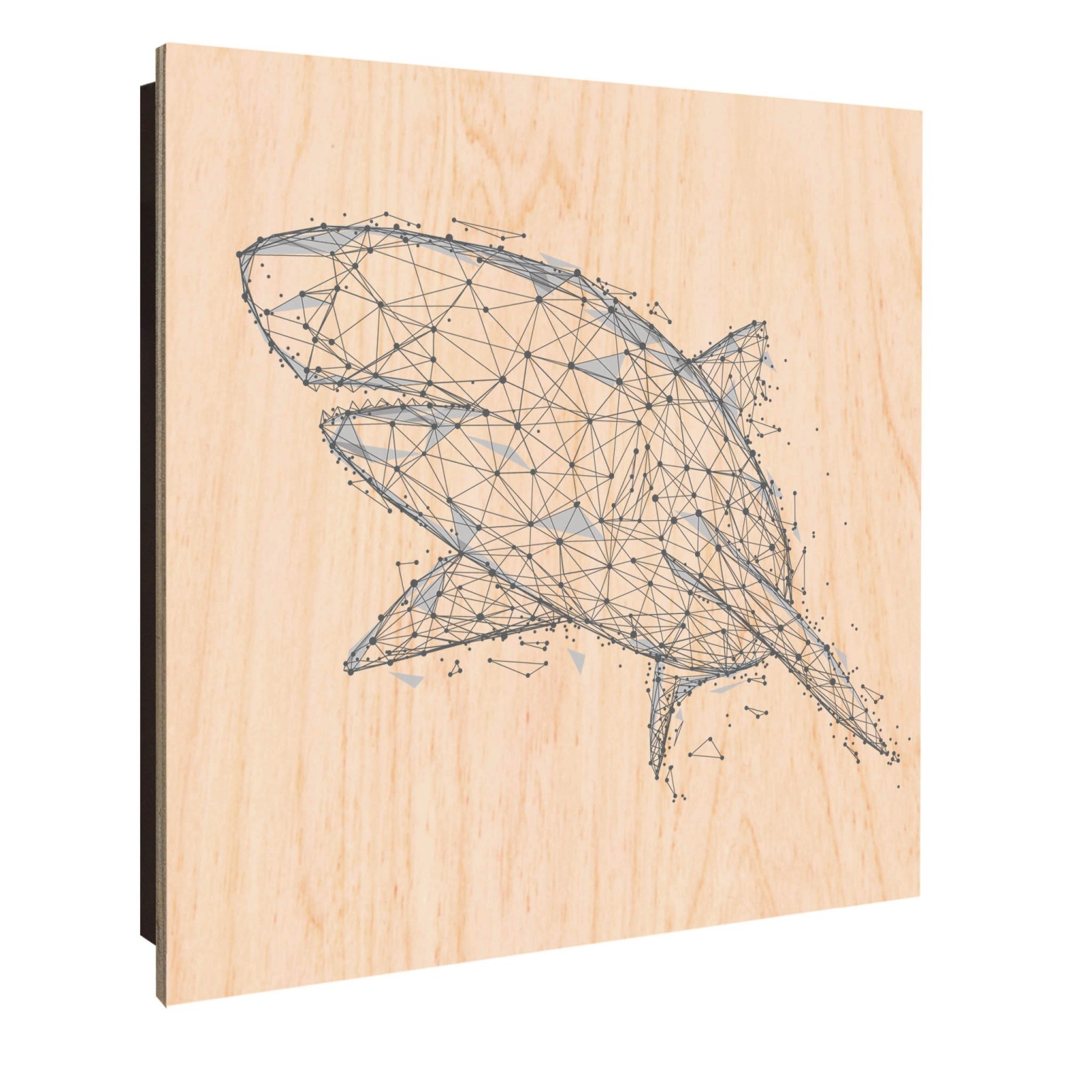 Banjado Großer Schlüsselkasten Holz 30x30cm Schwarz Scharnier Links 50 Hake günstig online kaufen