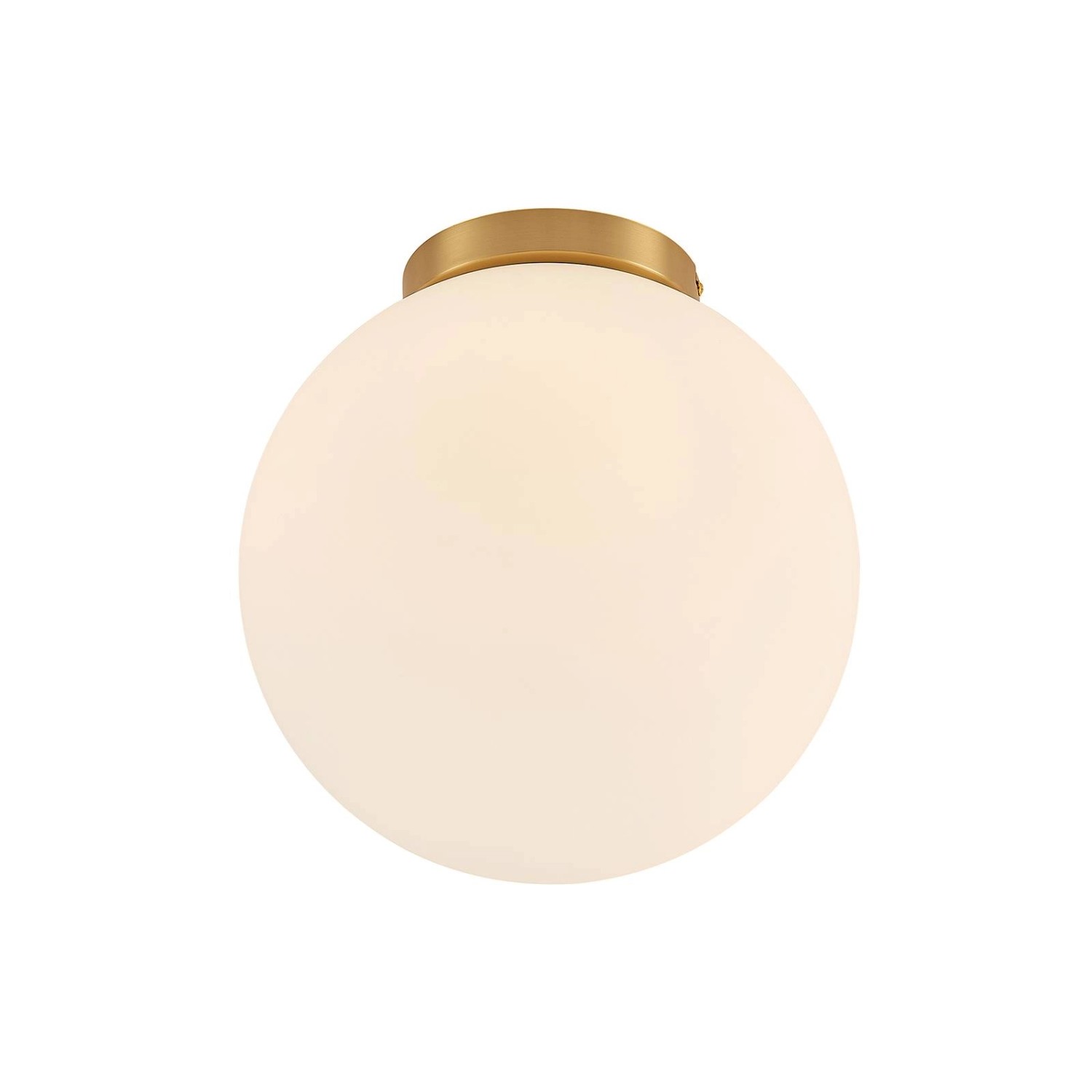 Lindby Deckenlampe Meriala 9639326 in Weiß aus Glas 1-flammig E27 Wohnzimmerleuchte