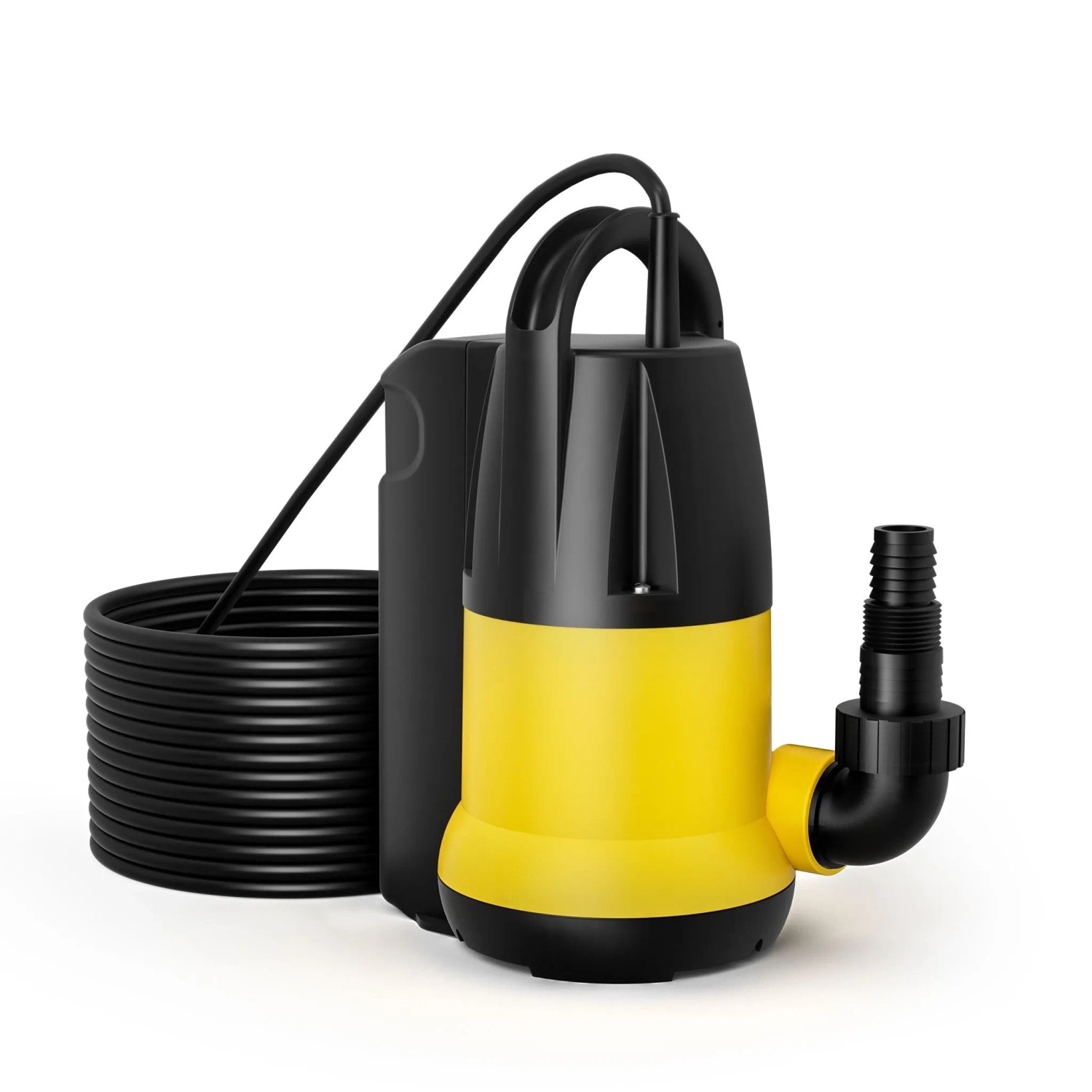 Wiltec Schmutzwasserpumpe 12500L/H 750W Abwasserpumpe Tauchpumpe Fäkalienpumpe Baupumpe
