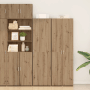 vidaXL Highboard 2 Stk Artisan-Eiche 50 x 42,5 x 185 cm 3365586_2