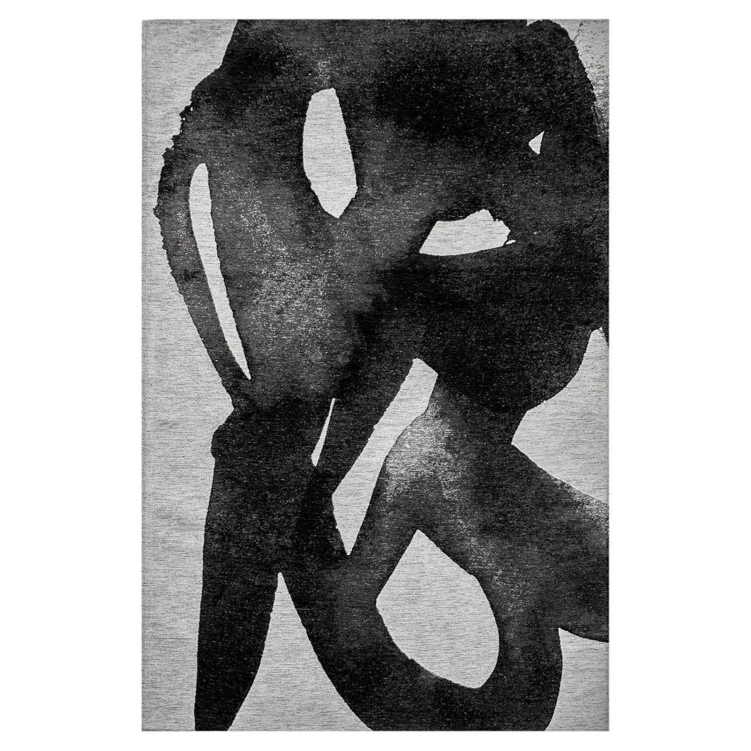 Lola&Moi Teppich Soot Silber 200x280cm